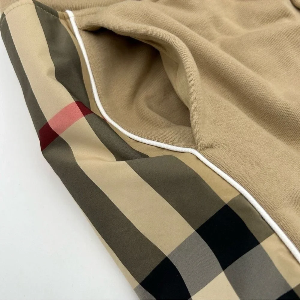 Kids Burberry vintage check 100% cotton sweatpants size 12 yr 152 cm